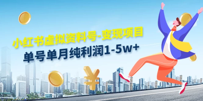 虚拟资料号变现项目，单月单号纯利润1W+，实操玩法分享 - Hope`Chen资源网