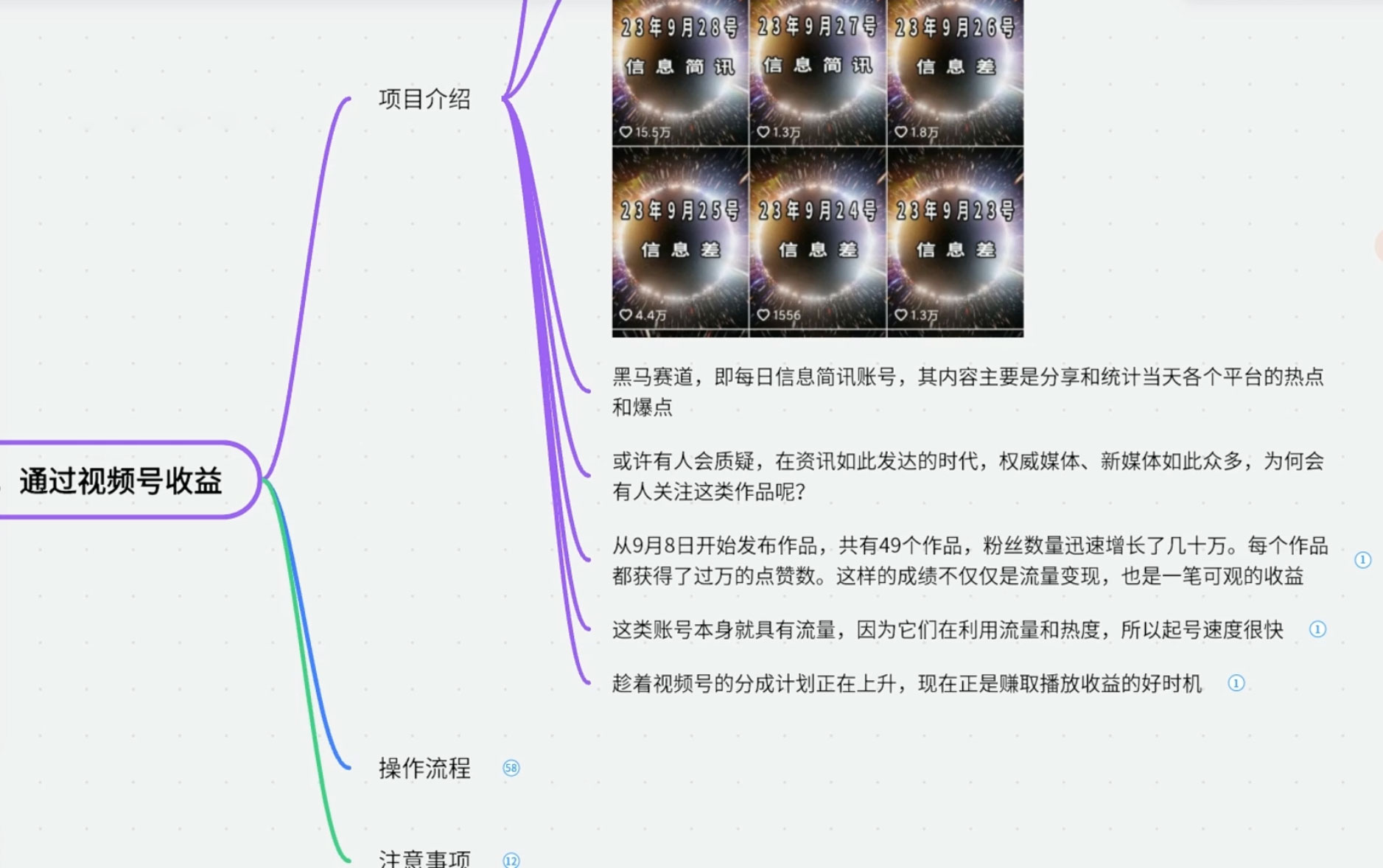 图片[2] - 黑马赛道每日信息简讯，起号超级快自带流量大，通过视频号收益 - Hope`Chen资源网