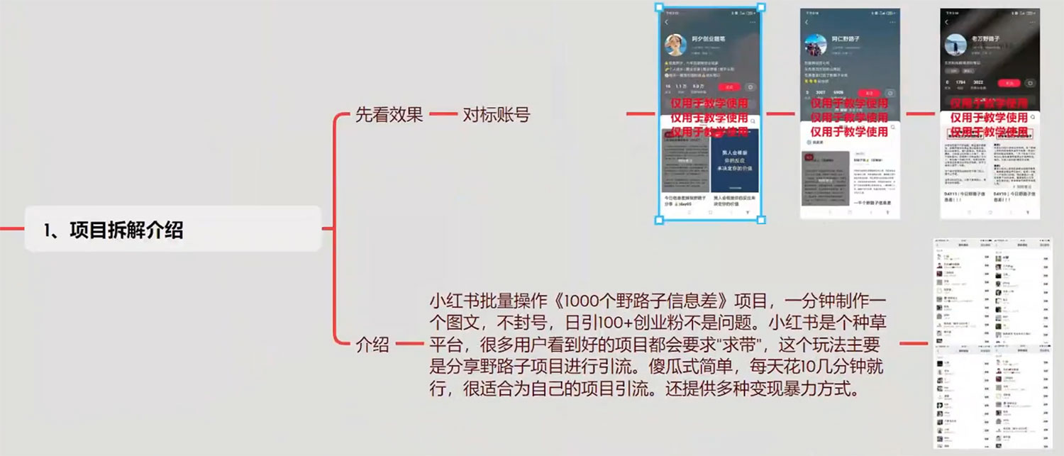 图片[2] - 小红书批量操作《 1000 个野路子信息差》玩法，日引 100+ 创业粉，一分钟一个图文 - Hope`Chen资源网