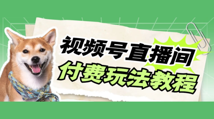 视频号美女付费无人直播，轻松日入500+（详细玩法教程） - Hope`Chen资源网