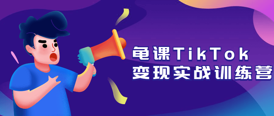 龟课TikTok变现实战训练营 - Hope`Chen资源网